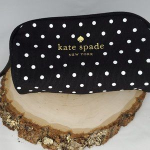 Kate Spade Black and Polka Dot Pouch